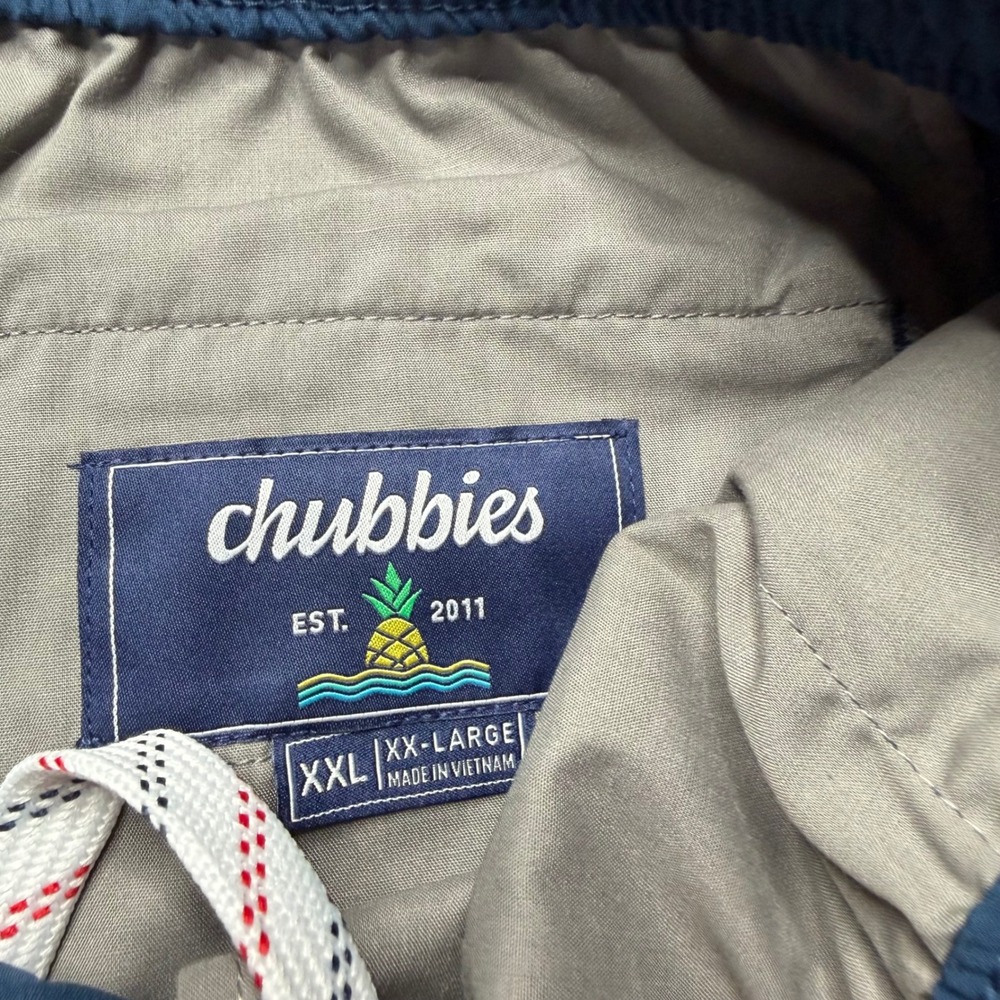 CHUBBIES Everywear Short Blue The New Avenues Men's Size XXL NEW - Picture 5 of 9